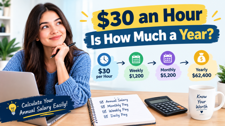$30 an Hour Is How Much a Year