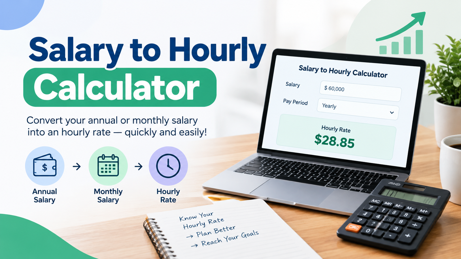 Salary to Hourly Calculator